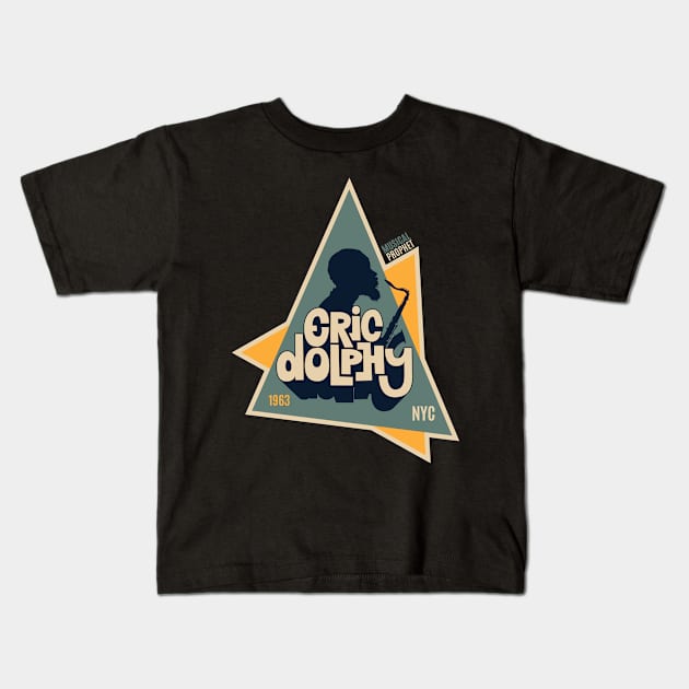 Eric Dolphy Musical Prophet Tribute Shirt Kids T-Shirt by Boogosh